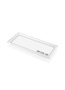 Hermia DLY011 Bandeja de cerámica Blanca Elegante para Servir Aperitivos y Postres, 35x16x2 cm